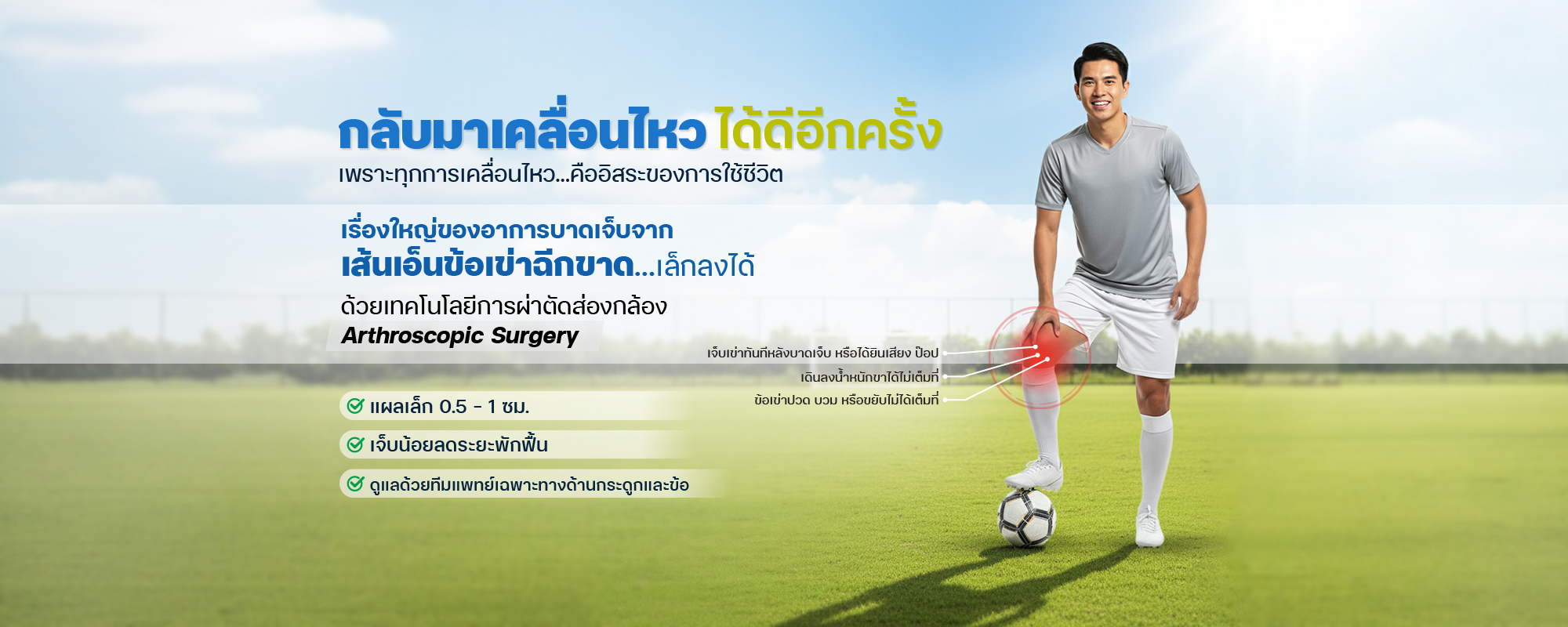 กลับมาเคลื่อนไหว ได้ดีอีกครั้ง